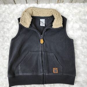 Carter's Zip Up Vest Black Size 18m